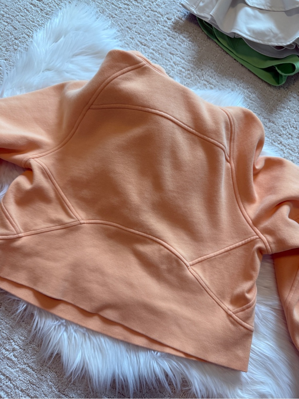 Lululemon Scuba Oversized Half-Zip Hoodie in Rock Melon XS/S - Picture 6 of 6